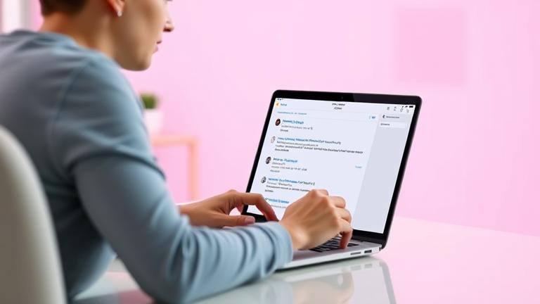 alt_text: Person managing messages on device with subtle OnlyFans cues, emphasizing privacy and control.