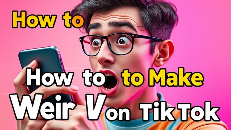 how to make weird voice on tiktok?