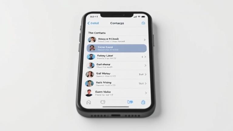 how to delete contacts from messenger on iphone?