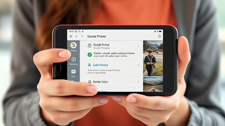 how do i delete google auto backup pictures?