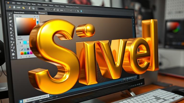 how do you make gold and silver in photoshop?