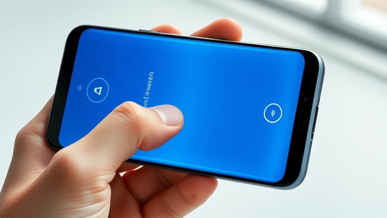 alt_text: Close-up of Galaxy S8 taking a screenshot with fingers pressing buttons, in natural light.