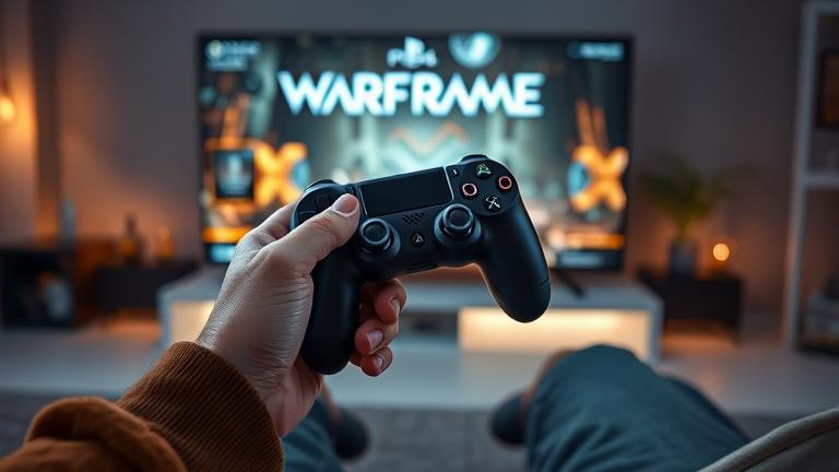 how to use ps4 controller on warframe?