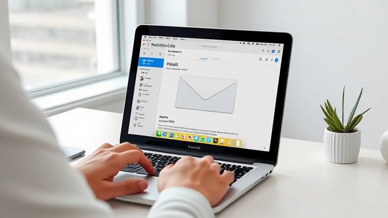 How do I delete emails on my macbook air?