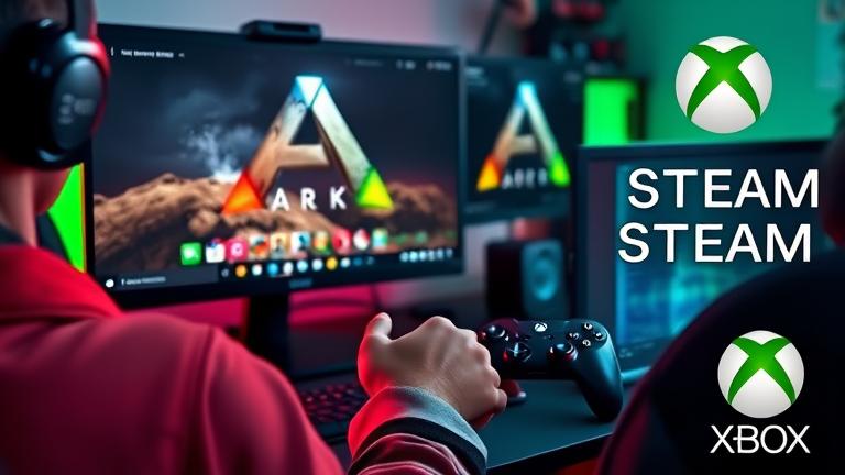 can you play ark on steam with xbox?