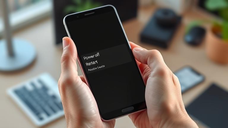 how to power cycle android?