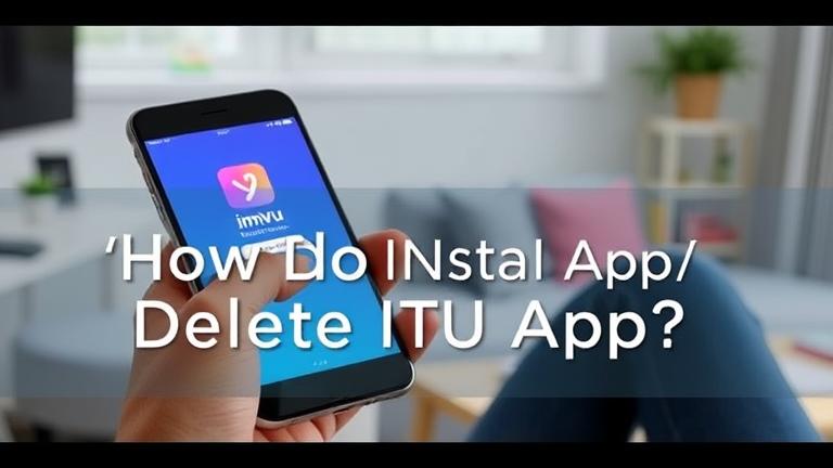 How do I delete IMVU app?