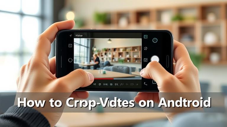 how to crop video on android?