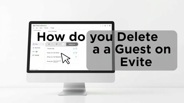 How do you delete a guest on Evite?