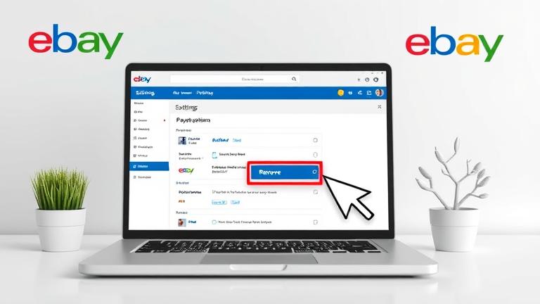 alt_text: User disconnects PayPal from eBay on screen; professional, clear settings interface.
