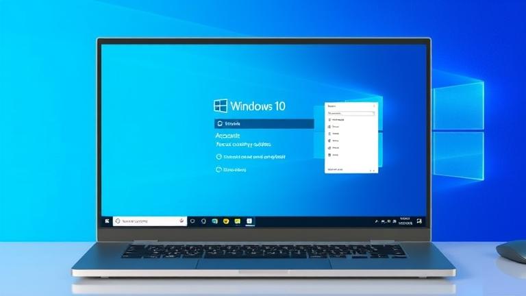 alt_text: Windows 10 login screen with security settings, gear icon, and navigation highlights.