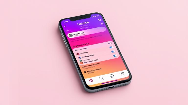 alt_text: Smartphone showing Instagram unhide posts menu with eye icon and toggle switch.