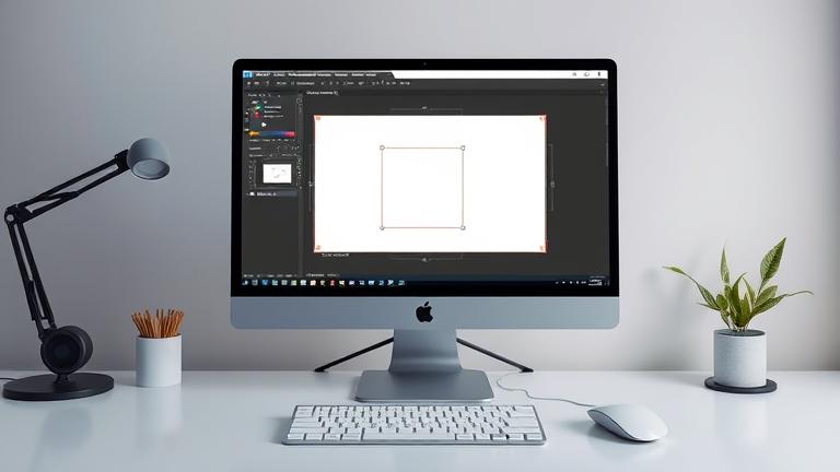 alt_text: Photoshop workspace showing flipping a selected object with arrows and transformation tools.