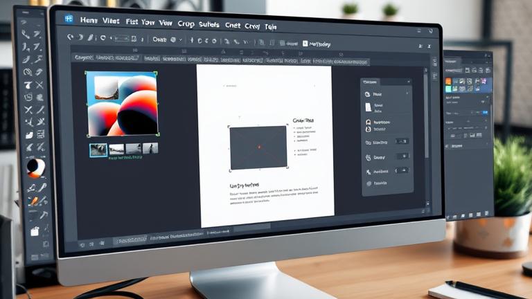 alt_text: Photoshop screen with guides, crop marks, and export dialog showcasing the export process.