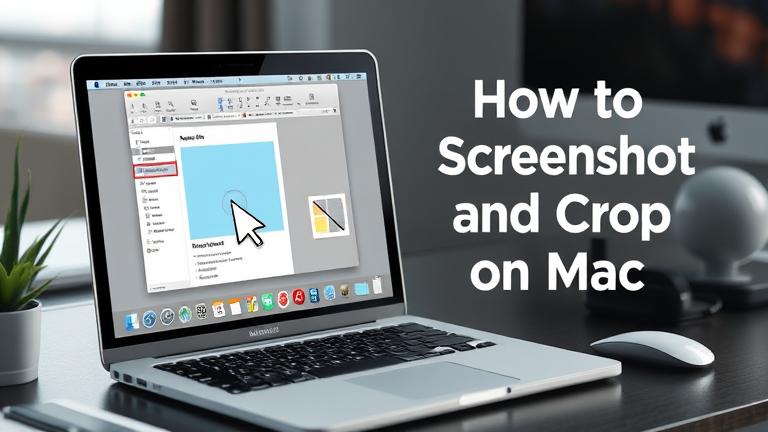 alt_text: MacBook screenshot tools in action with cropping, annotations, and a clean workspace.