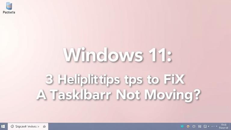 alt_text: Windows 11 desktop with troubleshooting cues and taskbar, guiding users to fix issues.