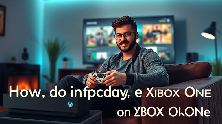 alt_text: Confident gamer in stylish setup, Xbox One, showing social growth and achievement.