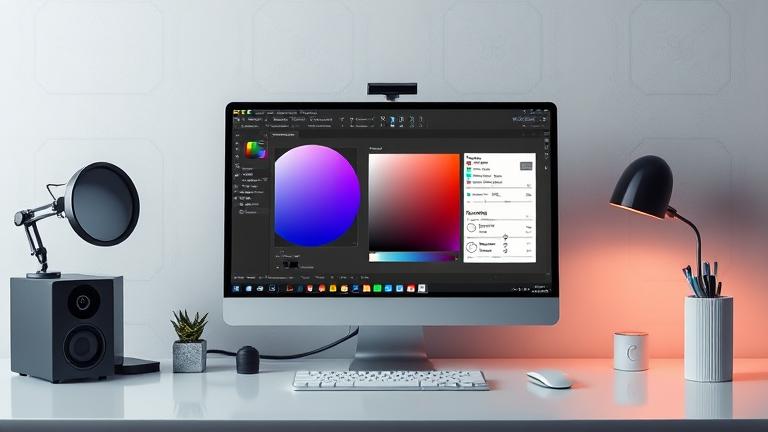 Illustration of merging stroke and fill in Adobe Illustrator on a modern workspace.