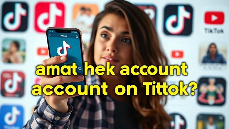 alt_text: Person with TikTok open, vibrant background, asking, "Can I make another TikTok account?"