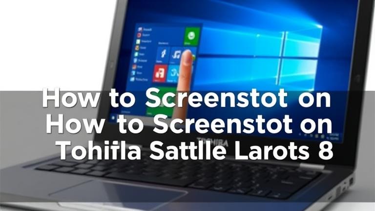 alt_text: Toshiba Satellite with Windows 8, showing a hand pressing Print Screen for screenshots.