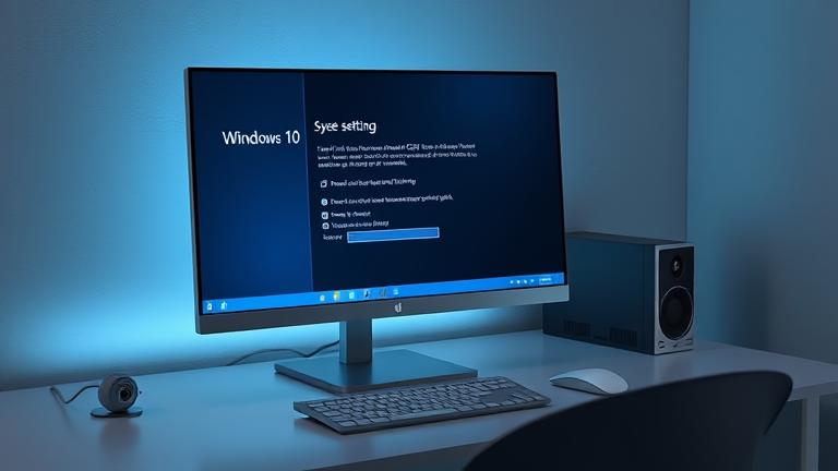 alt_text: Modern desktop setup with Windows 10 settings for Hardware-Accelerated GPU Scheduling.