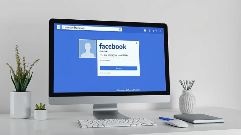 alt_text: Facebook login page showing "Account Temporarily Unavailable" on a muted, modern screen.