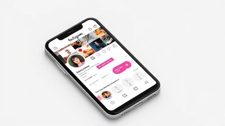 alt_text: Smartphone screen showing Instagram profile with hidden posts and options to unhide.