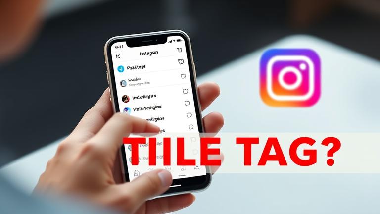 alt_text: Person using Instagram app on phone, searching multiple hashtags with colorful interface.