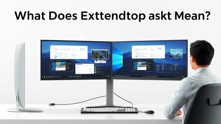 alt_text: Modern multi-monitor setup showing seamless, expansive workspace for extended desktop clarity.