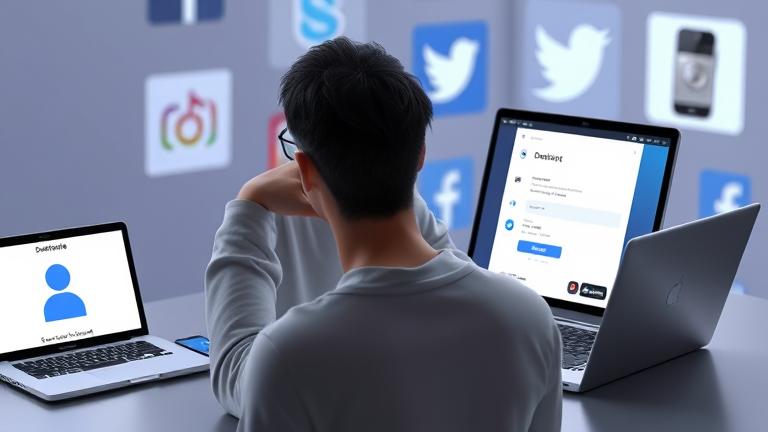 How do I remove myself from social media?
