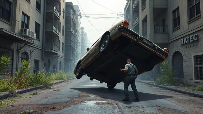project zomboid how to flip a car?