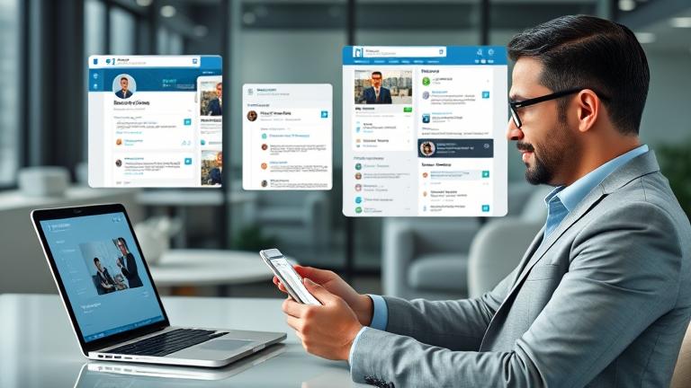 How do I set up multiple LinkedIn accounts?