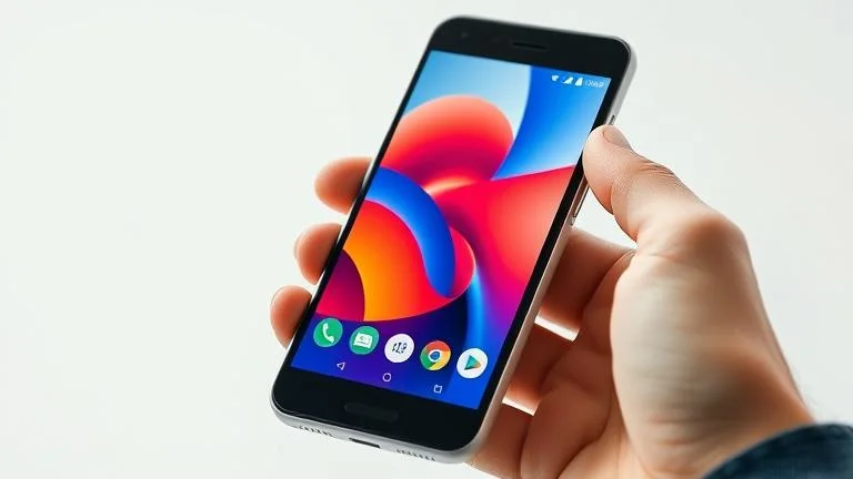 alt_text: Pixel phone in hand showing screenshot method with highlighted power and volume buttons.