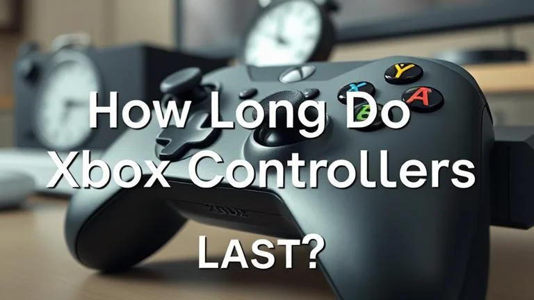 alt_text: Realistic close-up of a worn Xbox controller on a gaming desk with a timer, highlighting durability.